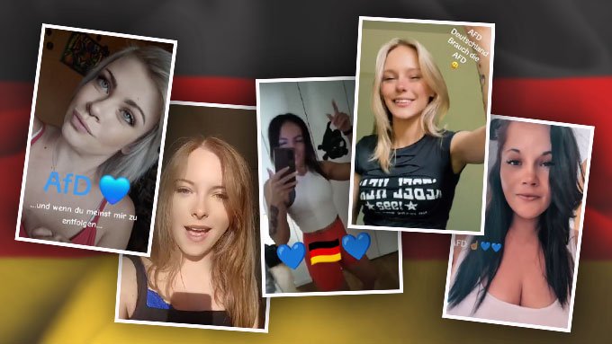 'Nur die AfD': Junge Frauen tanzen auf TikTok für patriotische Wende